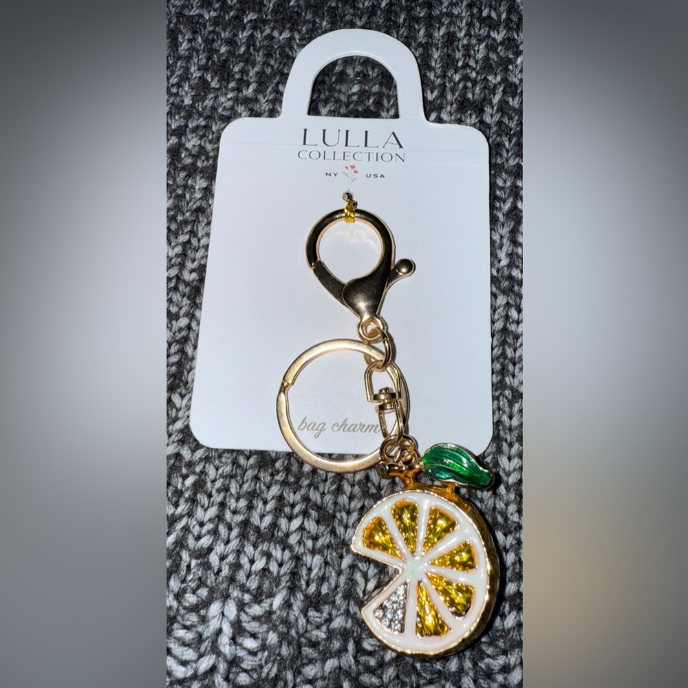 Lulla Collection Citrus Bag Charm Brand New